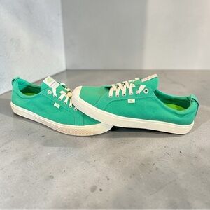 Cariuma Green Canvas Low Top Sneakers Size 13 No Box